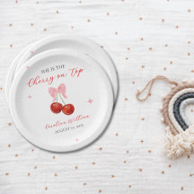 Unique Cherry on Top Baby shower