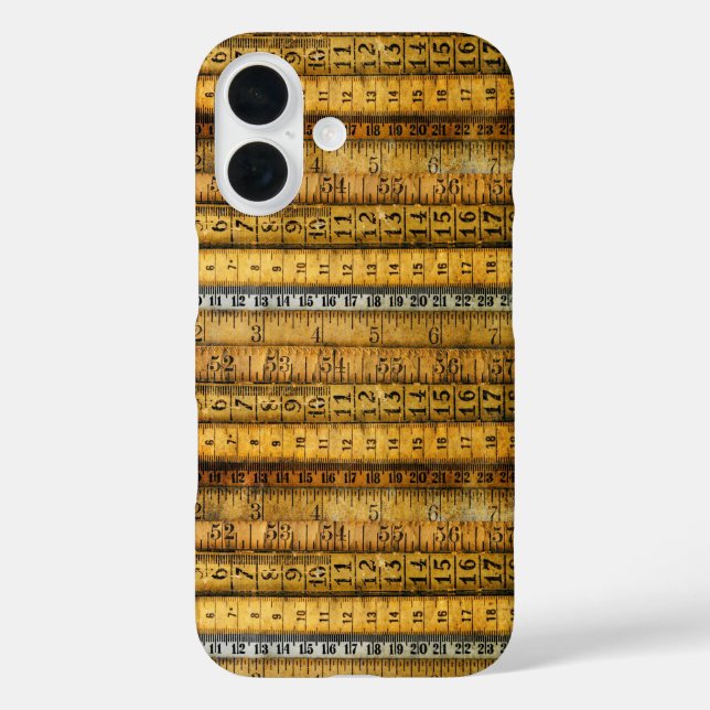 Unique Child Old School Rulers Case-Mate iPhone Case (Back)