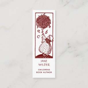 Unique Children's BookAuthor Mini Business Card