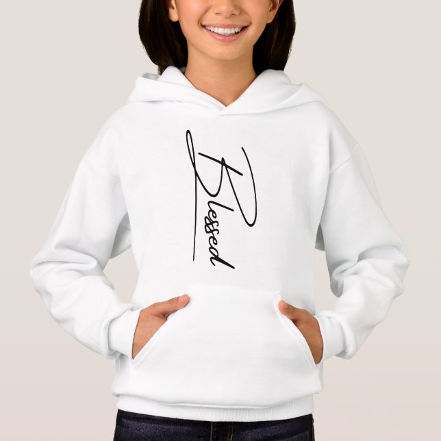 Unique Christian Faith 'Blessed' Vertical Design (Front)