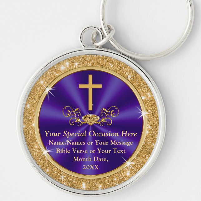 Unique Christian Gifts for Women, Pastor's Wife,  Key Ring (Front)