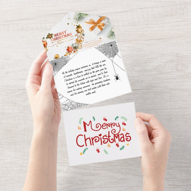 Unique Christmas Card – Add Your Message for a Spe (Tearaway)