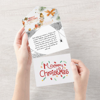 Unique Christmas Card – Add Your Message for a Spe