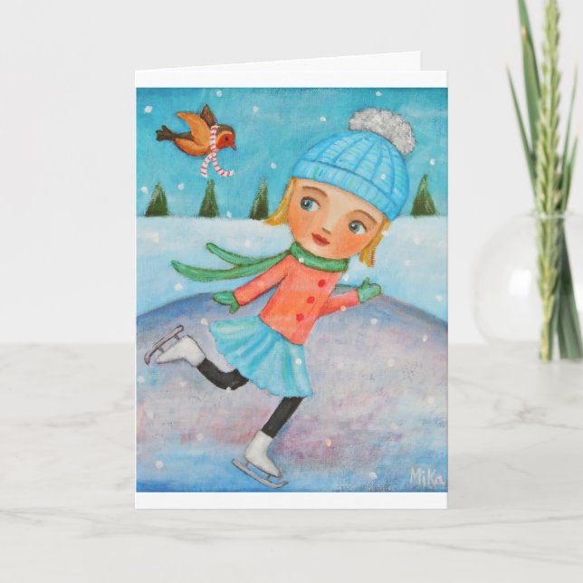 Unique Christmas Card Holiday Greeting Card (Front)