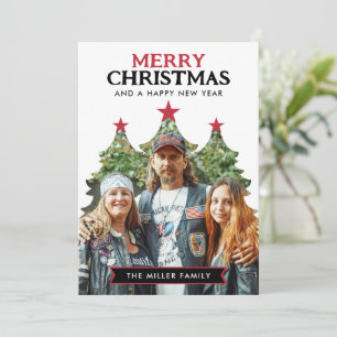 Unique Christmas Card with Photo and 2025 Calendar