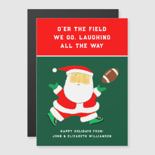 Unique Christmas Football Holiday Cards