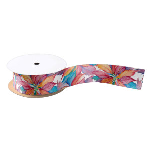 Unique Christmas Gift Wrapping Ribbon Satin Ribbon