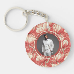Unique Christmas Gifts For Husband Photo Tulip  Key Ring