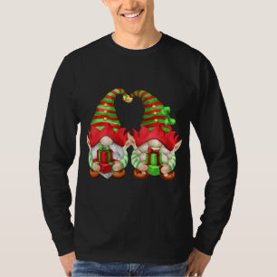 Unique Christmas Gnomes With Cute Elf Ears For Xma T-Shirt