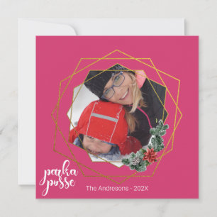 Unique Christmas 🎄 Parka Posse Festive Card