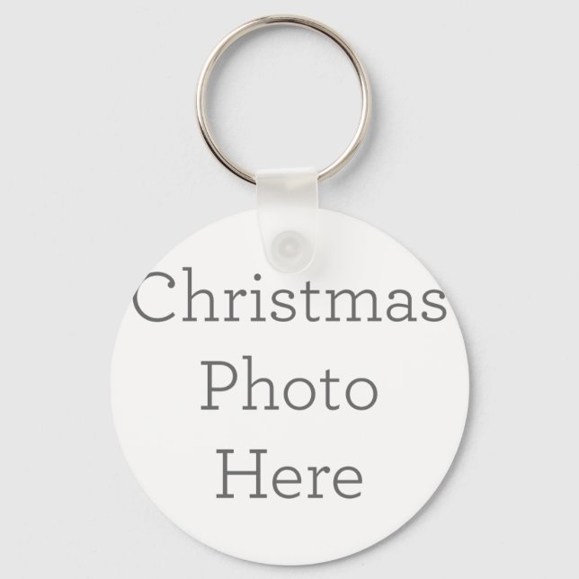 Metal Circle Keychain, 2" (Front)