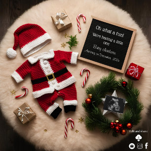 Unique Christmas pregnancy announcement