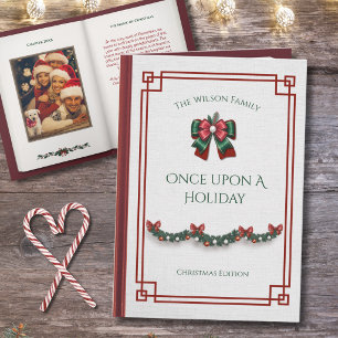 Unique Christmas Storybook Once Upon A Holiday Card