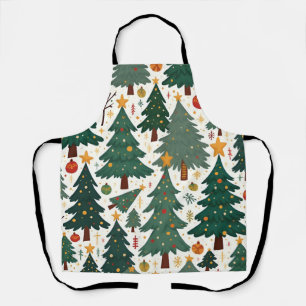 Unique Christmas tree apron