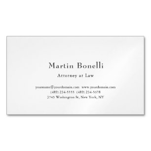 Unique Classical Personalized Custom Magnetic Business Card