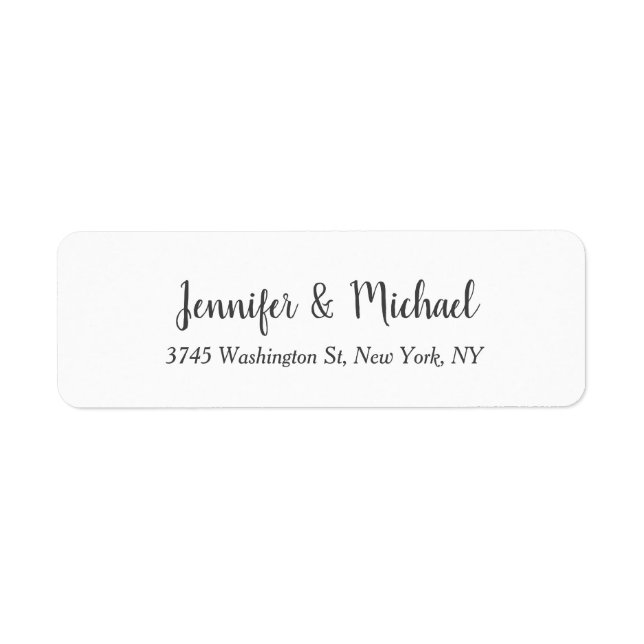 Unique Classical Wedding Calligraphy  (Front)