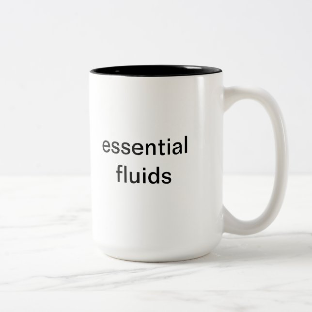 Unique Coffee Mug (essential fluids) (Right)