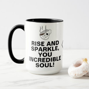 Unique Coffee Mug with Novelty Motivational Quotes