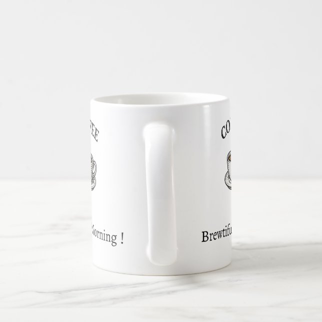 Unique Coffee Words Word Custom Coffee Mug (Handle)
