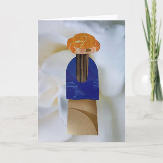 Unique Collage Earth Mama Belle Blank Card