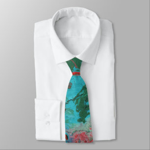 unique colorful abstract fathers day dad tie