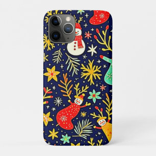 Unique Colorful Festive Pattern Art iPhone 11 Pro Case
