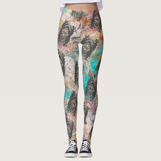 unique colourful Leggings (Front)