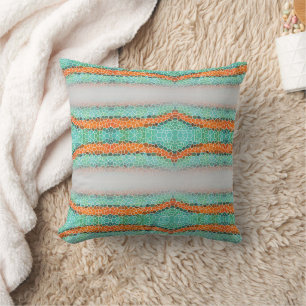 Unique Colourful Triangle Pattern Cushion