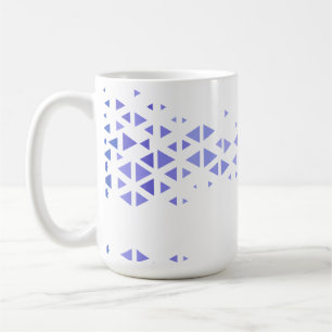 Unique Colourful Triangle Pattern & Quotes Coffee Mug