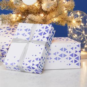 Unique Colourful Triangle Pattern & Quotes Wrapping Paper
