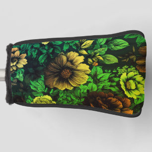 Unique Colours Vintage Floral Print Golf Head Cover