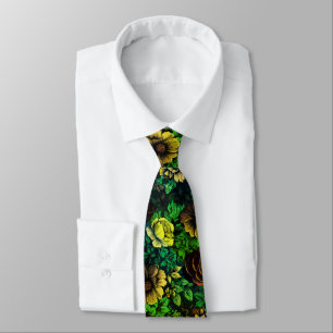 Unique Colours Vintage Floral Print Tie