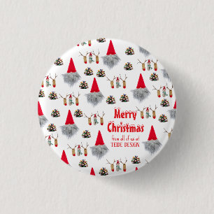 Unique company Christmas customers gift buttons