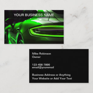 Unique Cool Automotive Business Cards