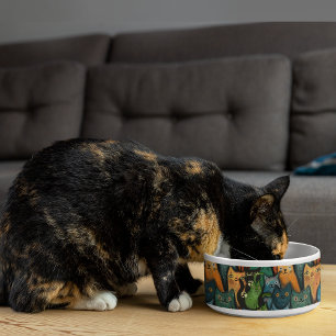 unique Cool Cats Colourful Pattern 
