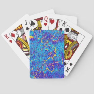 Unique Cool Digital Abstract Pattern Playing Cards