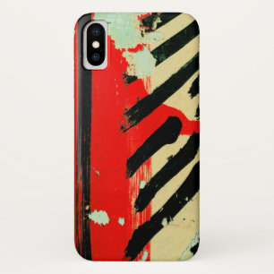 Unique Cool Worn Wall Paper Paint iPhone X Case