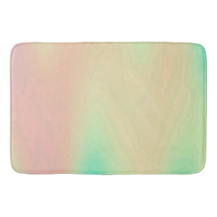 Unique Coral & Turquoise Luxury Decorative Pattern Bath Mat