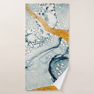 Unique creativity. Art&Gold. Inspired by the Sky. Bath Towel