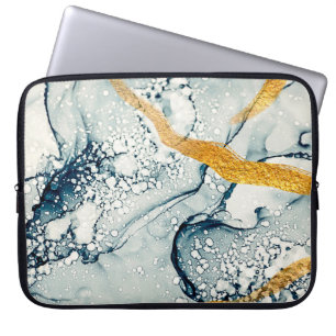 Unique creativity. Art&Gold. Inspired by the Sky. Laptop Sleeve