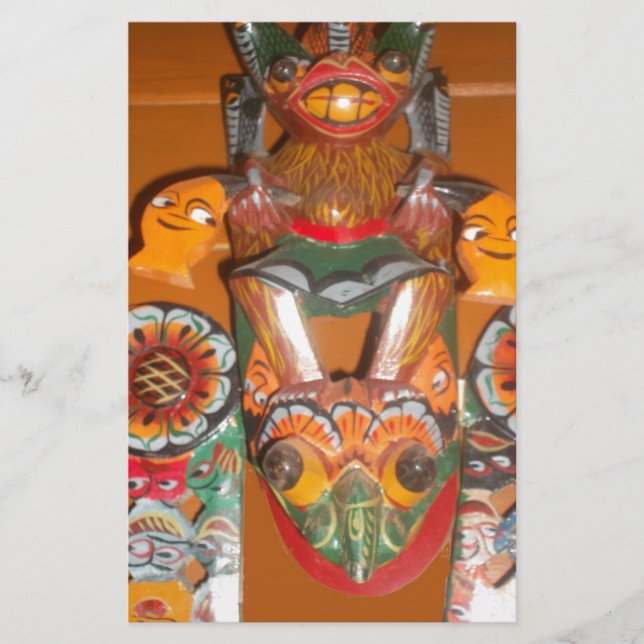 Unique Cultural Art - Sri Lankan/Indonesian Design (Front)