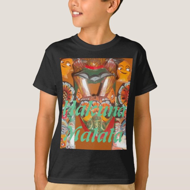 Unique Cultural Art - Sri Lankan/Indonesian Design T-Shirt (Front)