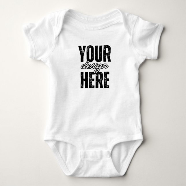 Unique Custom Baby Bodysuit Gift - Design Your Own (Front)