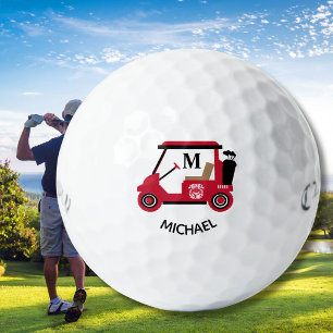 Unique Custom Golf Cart Monogram Name Balls