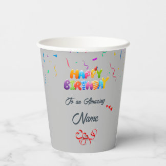 Unique Custom Paper Cups for Birthday Parties