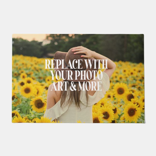 Unique Custom Personalised Doormat (Front)