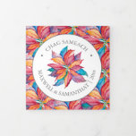 Unique Custom Photo Hanukkah Cards Pink<br><div class="desc">Send warm holiday wishes to friends and family with these festive Hanukkah cards. Featuring a unique watercolor Poinsettia pattern and the Hebrew greeting 'Chag Sameach, ' these cards offer a beautiful blend of tradition and style. Personalise with your photos and custom text using the template fields, set against a complimentary...</div>
