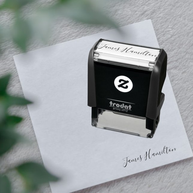 Unique Custom Signature personalized Self-inking Stamp (Creator Uploaded)