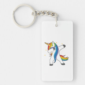 Unique Cute Unicorn Dabbing Key Chain