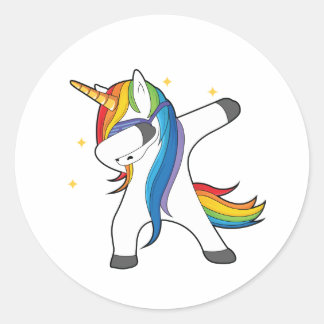 Unique Cute Unicorn Dabbing Sticker